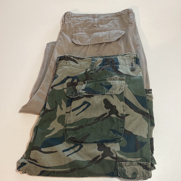 Wrangler Cargo Bundle of 2 Shorts 100% Cotton size 40 - Picture 15 of 15